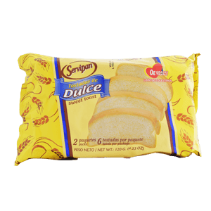 TOSTADA DULCE SERVIPAN