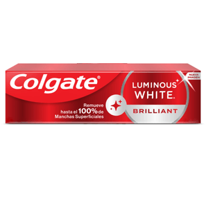 CREMA DENTAL BLANQUEADORA COLGATE LUMINOUS WHITE BRILLIANT