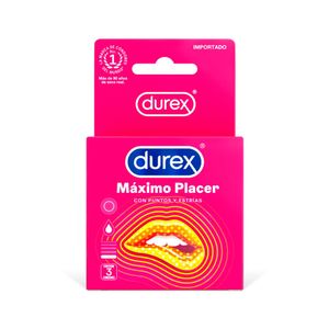 PRESERVATIVO DUREX MÁXIMO PLACER