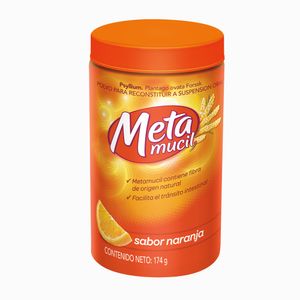 METAMUCIL FIBRA NATURAL PSYLLIUM SABOR NARANJA