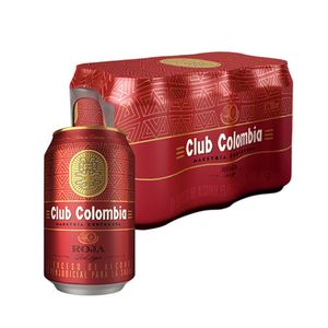 CERVEZA CLUB COLOMBIA ROJA LATA X 355 CC