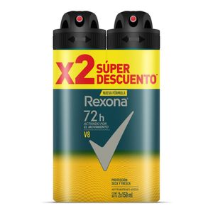 OFERTA DESODORANTE REXONA V8 AEROSOL LLEVE 2 PRECIO ESPECIAL