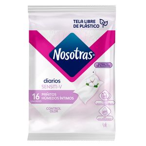 PAÑITOS INTIMOS NOSOTRAS SENSITIVE-V