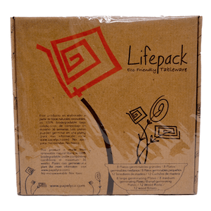 KIT VAJILLA ECOLOGICA GERMINABLE LPK