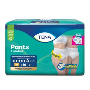 ROPA INTERIOR ABSORBENTE TENA PANTS COMFORT M
