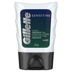 LOCION AFTERSHAVE PARA PIEL SENSIBLE GILLETTE SENSITIVE LOCION POS AFEITADO PARA LA BARBA HIDRATA Y PROTEGE LA PIEL REDUCE LA IRRITACION
