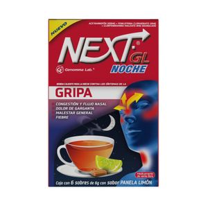 NEXT GL NOCHE ANTIGRIPAL PANELA LIMON