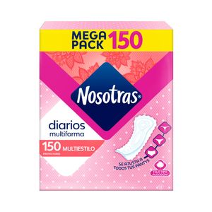PROTECTORES NOSOTRAS DIARIOS MULTIESTILO X 150