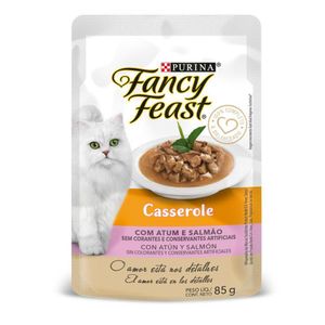 FANCY FEAST CASSEROLE ATUN SALMON POUCH