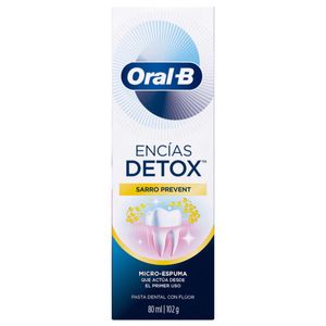CREMA DENTAL ORAL-B ENCIAS DETOX SARRO DEFENSE