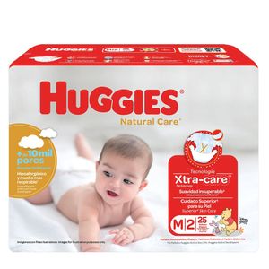 PAÑAL HUGGIES NATURAL CARE ETAPA 2/M