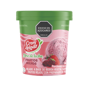 HELADO CREM HELADO LIBRE DE LECHE FRUTOS ROJOS