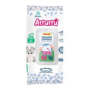 TOALLITAS ARRURRU SUAVIDAD & HUMECTACION PRACTICORTE