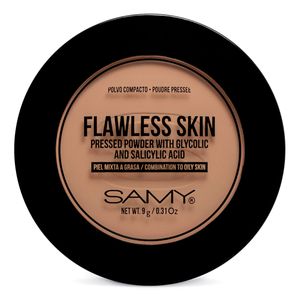 POLVO COMPACTO PIEL MIXTA A GRASA SAMY # 05 NEUTRAL TAN