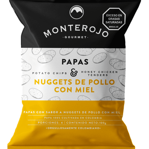 PAPAS MONTE ROJO NUGGETS POLLO CON MIEL