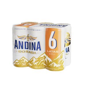 CERVEZA ANDINA LATA X 310 ML X 6