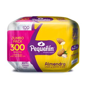 TOALLITAS HUMEDAS PEQUEÑIN ALMENDRA JUMBO