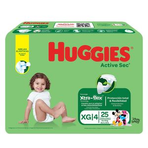 PAÑAL HUGGIES ACTIVE SEC ETAPA 4 XG