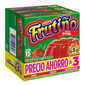 GELATINA FRUTIÑO PACK X 3 SABORES