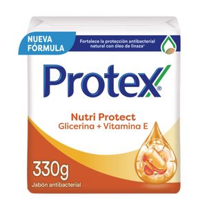 JABON BARRA PROTEX VITAMINA E NUTRI PROTECT X 3 UNI X 110 GRS C/U