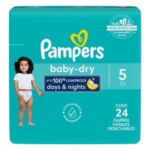 PAÑAL PAMPERS BABY DRY ETAPA 5