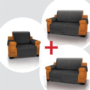 Combo: Protector sofá 1 Puesto +2 Cubre sofá 2 puestos Energy Plus - envío gratis