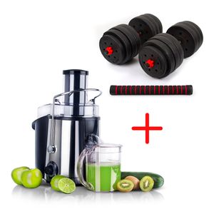 Combo: Extractor de Jugos 850 Watts + Mancuernas pesas