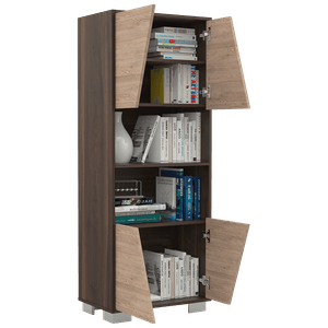 Biblioteca Bandy, Miel y Caoba, con cinco entrepaños