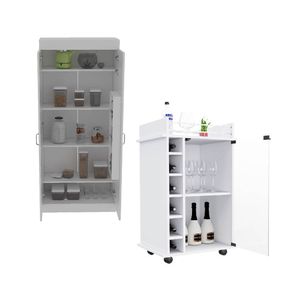 Combo Cocina Ivar, Alacena + Bar