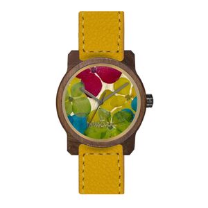 Reloj Marco Floral Mistura Multicolor Mustard