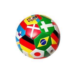 Balon de futbol para niño N5 diseño banderas copa mundo