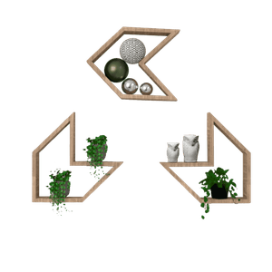 Set de Repisas Saeta, Beige, X 3 Unidades