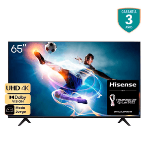 Televisor Hisense 65" (164cm) UHD 4K Smart Tv Negro 65A5HV