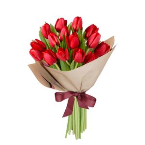 Bouquet 15 Tulipanes Rojos
