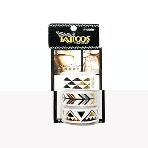 STICKERS TATUAJES METALIZADOS ROLLO