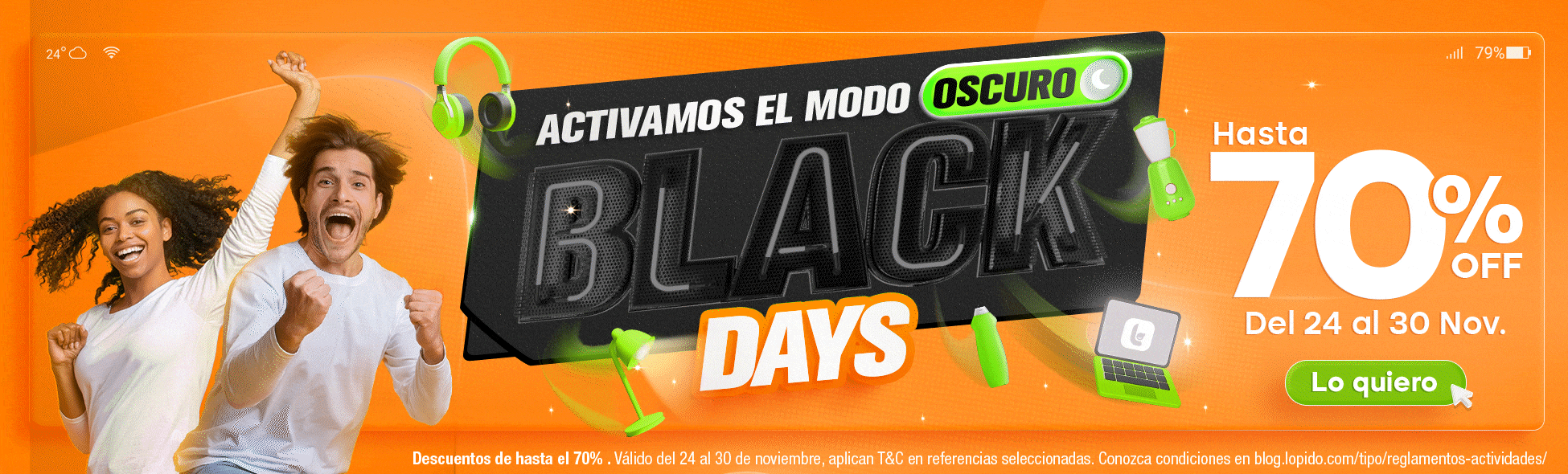 black days ofertas viernes negro