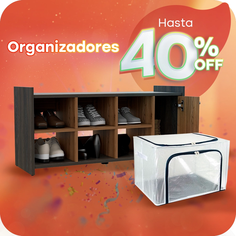 Aniversario Lopido, hasta 40% en organizadores para el hogar