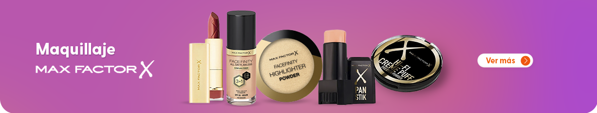 maquillaje max factor x, promoción lopido.com
