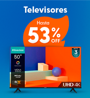 Televisores. smartv en promoción 53% de descuento | Lopido.com
