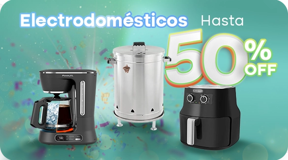 Electrodomesticos al 50% off solo en aniversario lopido